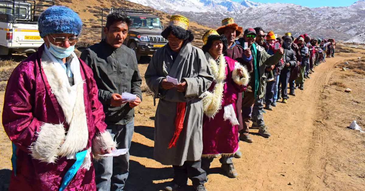 Himachal Assembly Elections: World's highest polling station 'Tashigang' recorded 98.085 polling